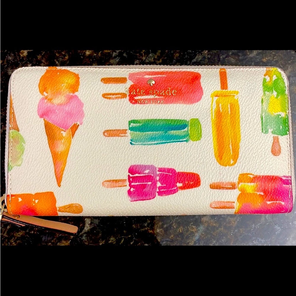 Like new Kate Spade ice cream party wallet